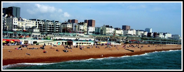 Brighton Beach and sea front
