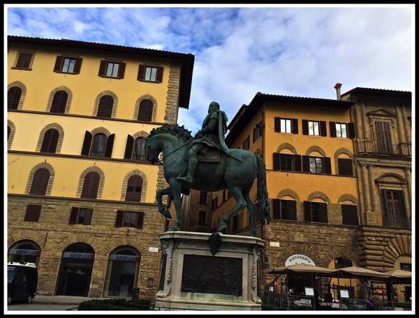 Bronze statue of Cosimo Medici