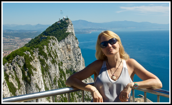 Sarah and the Rock of Gibraltar