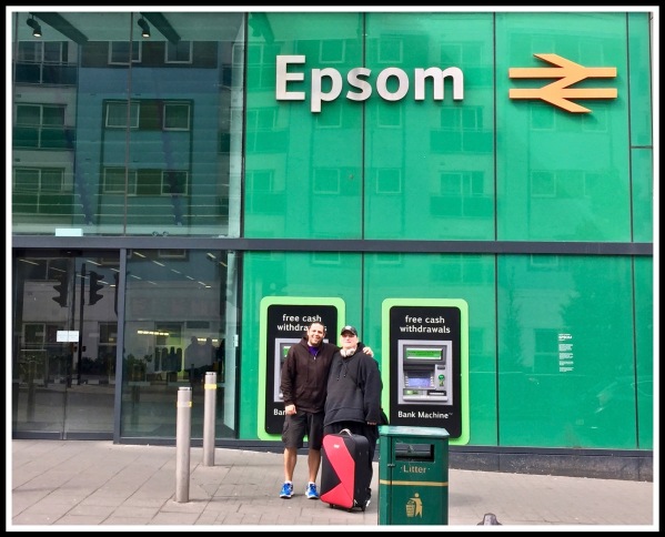 Me  Paul at Epsom Station