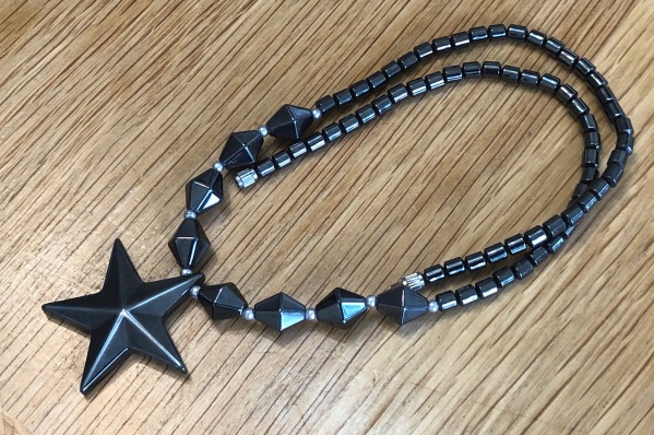 Haematite  Necklace with a star
