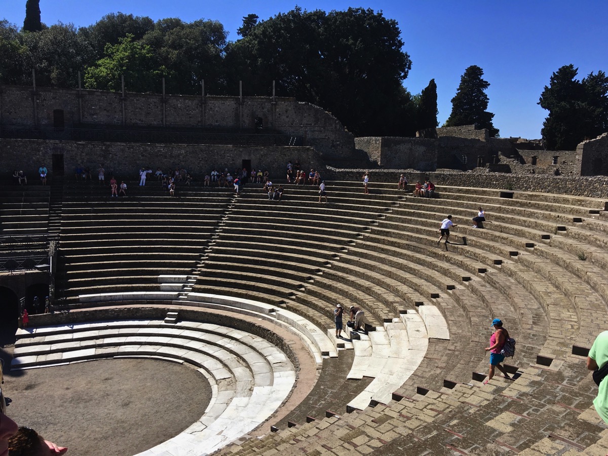 the amphitheatre 